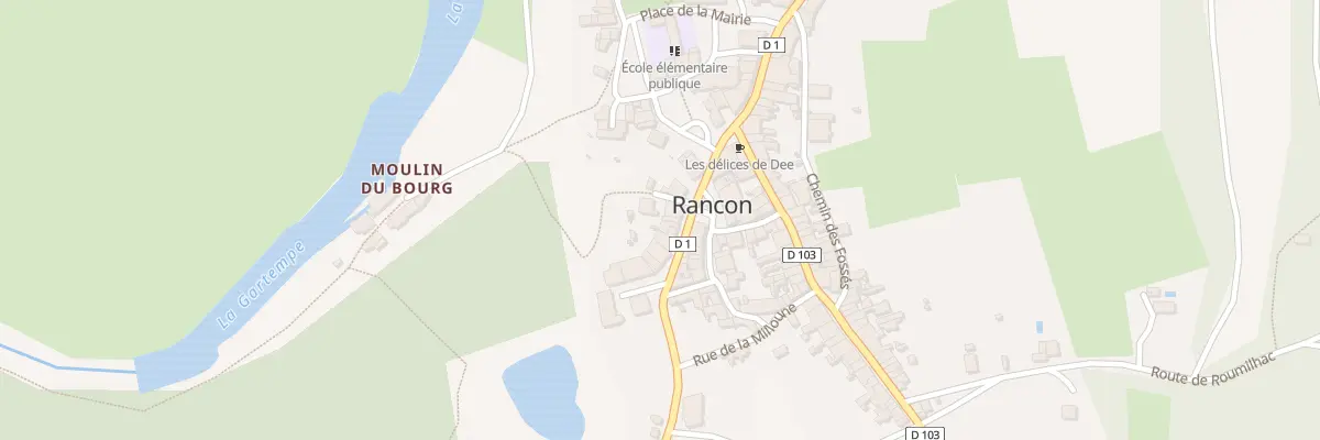 Plan du 36 Rue des Marchands de Vin à Rancon