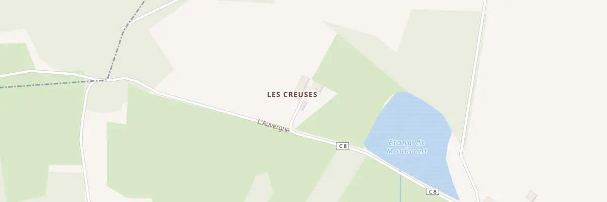 Plan du 5098 Les Creuses à Saint-Pardoux-le-Lac