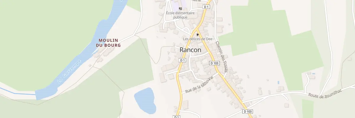 Plan du 40 Rue des Marchands de Vin à Rancon