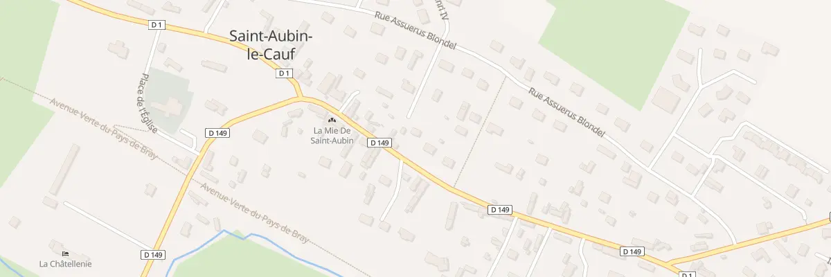 Plan du 318 Rue Claude Groulard à Saint-Aubin-le-Cauf