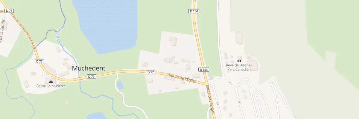 Plan du 10 Rte de l’Eglise à Muchedent