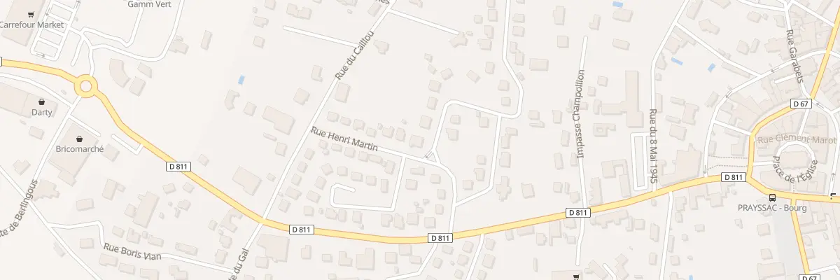 Plan du 50 Rue Toulouse Lautrec à Prayssac