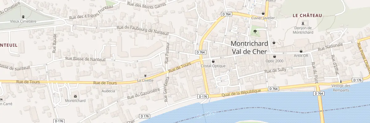 Plan du 1 Rue de Tours à Montrichard Val de Cher