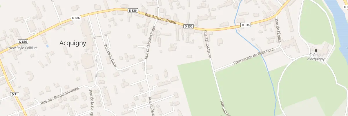 Plan du 7 Rue du Moulin Potel à Acquigny