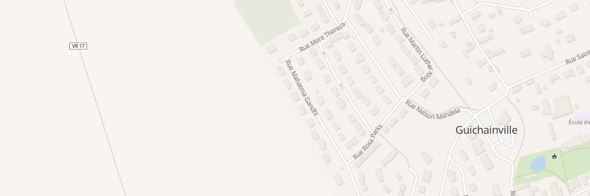 Plan du 6 Rue Mahatma Gandhi à Guichainville