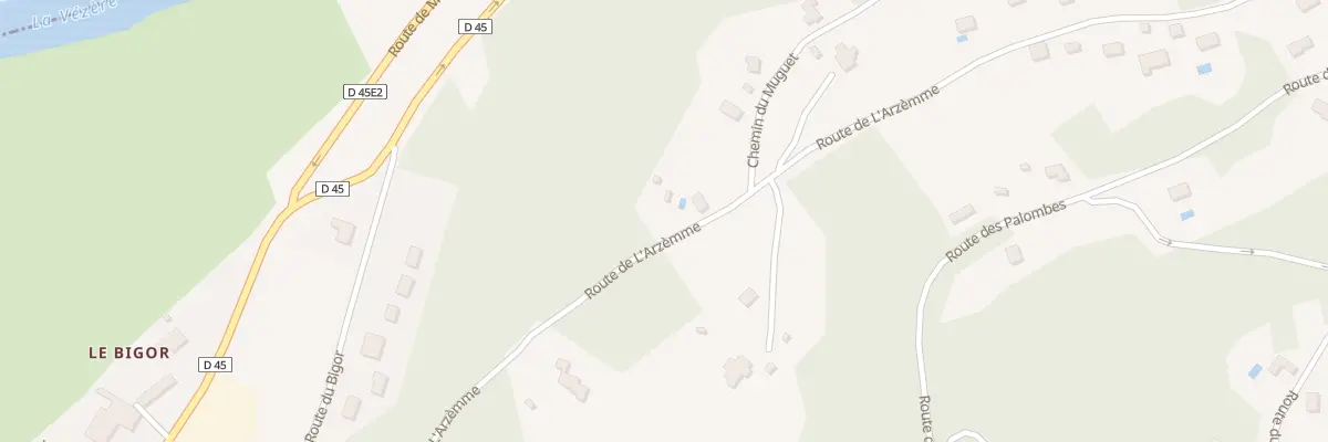 Plan du 521 Rte de l’Arzeme à Aubas