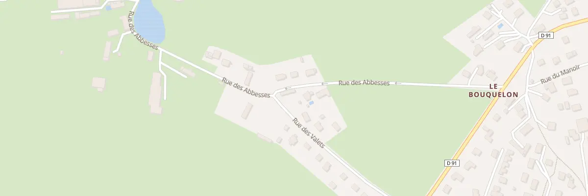 Plan du 311 Rue des Abbesses à Boos