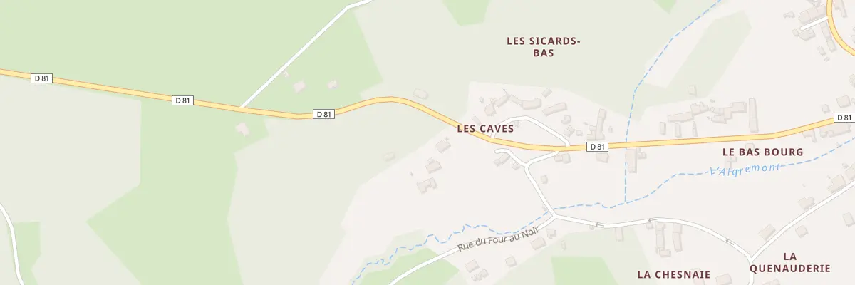 Plan du 10A Rue Alfred de Vigny à Céré-la-Ronde