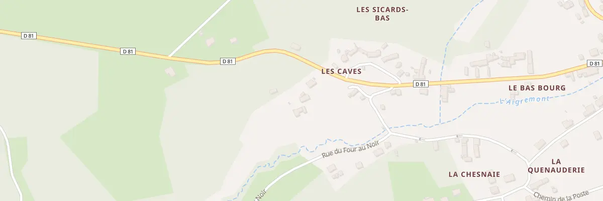 Plan du 1 Rue de la Chesnaie à Céré-la-Ronde