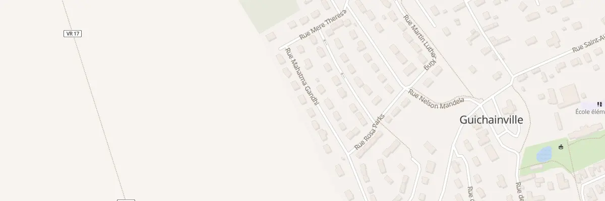 Plan du 8 Rue Mahatma Gandhi à Guichainville