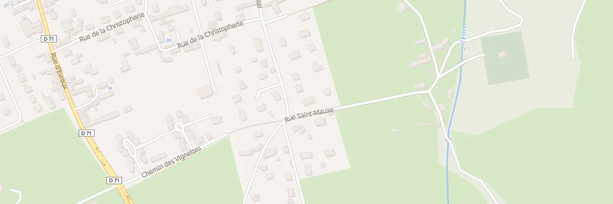 Plan du 51B Rue du Moulin Potel à Acquigny