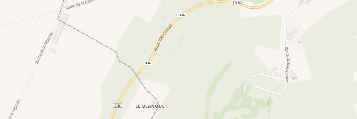Plan du 5855 Rte des Chênes aux Farges
