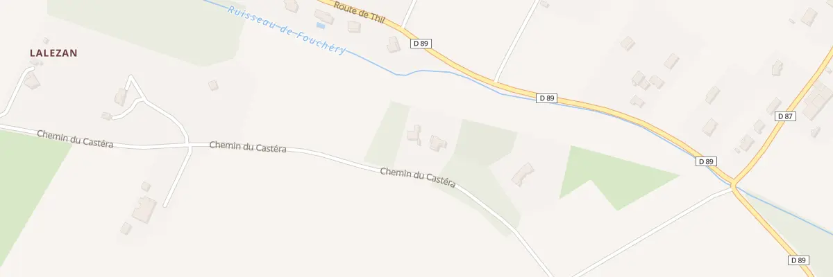 Plan du 490 Che du Castéra à Menville