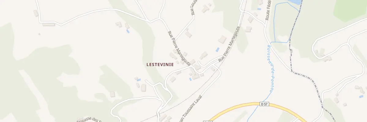 Plan du 8B Lestevinie à Vézac