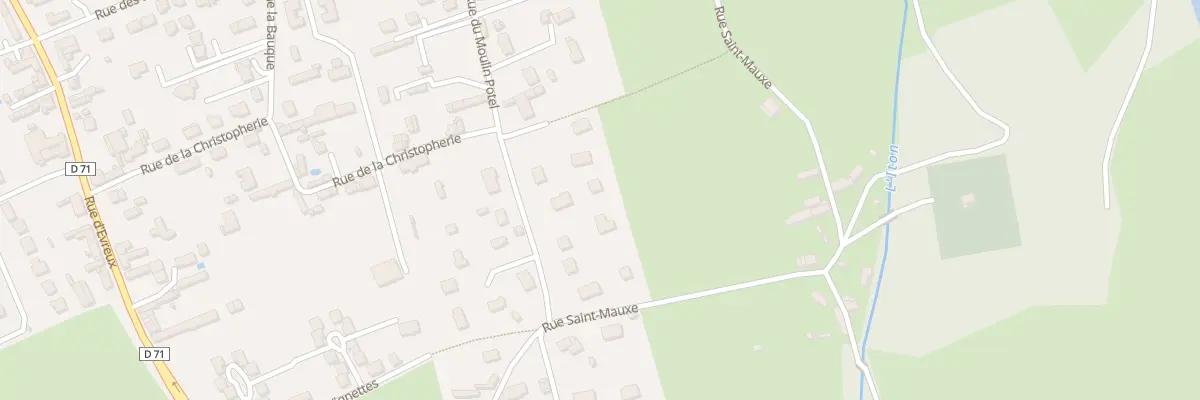 Plan du 45 Rue du Moulin Potel à Acquigny