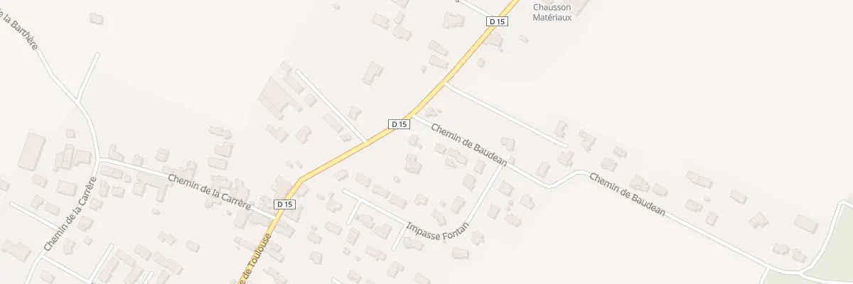 Plan du 32 Chemin de Baudéan à Bérat