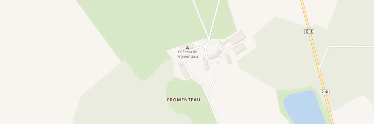 Plan du 2 Fromenteau à Villiers