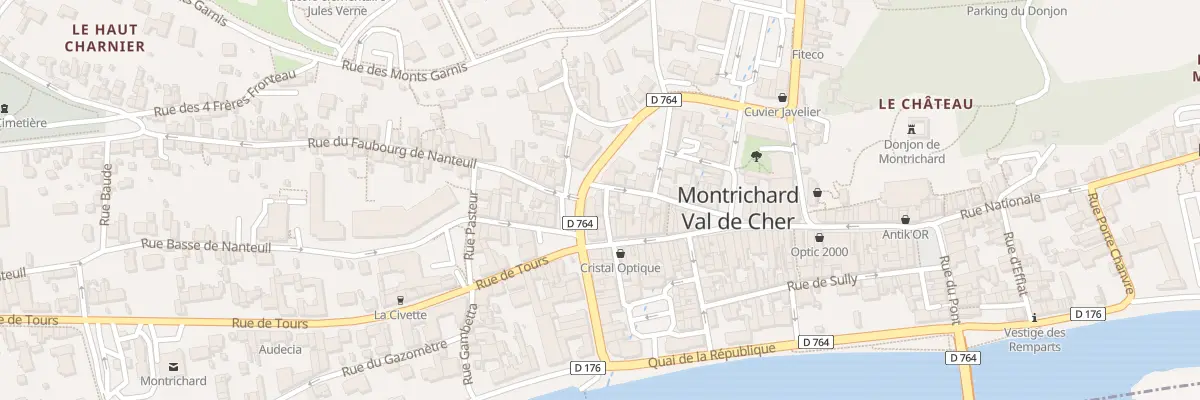 Plan du 6 Bd Philippe Auguste à Montrichard Val de Cher