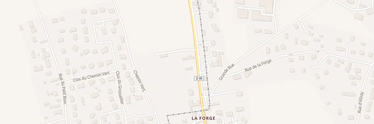 Plan du 282 Rue de Rouen à Ymare