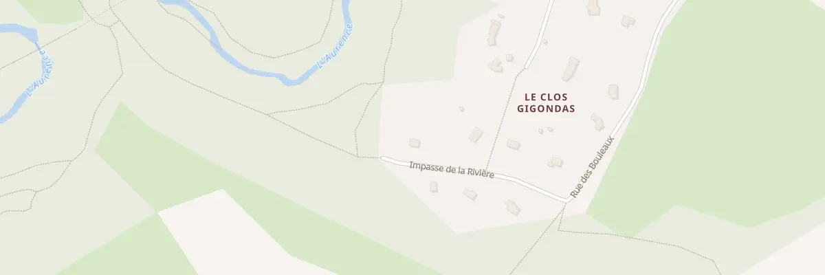Plan du 188 Imp de la Rivière à Isle