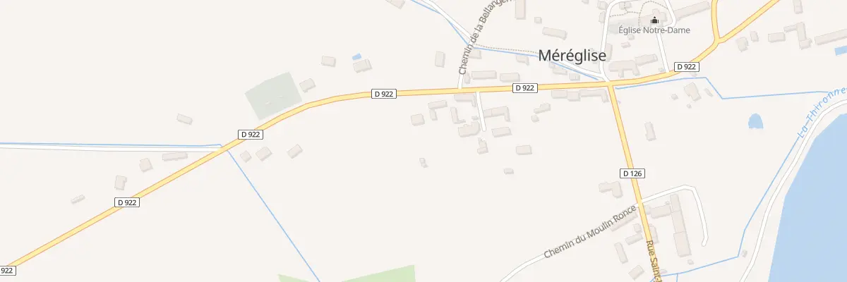 Plan du 28 Rue de la Pierre Levée à Méréglise