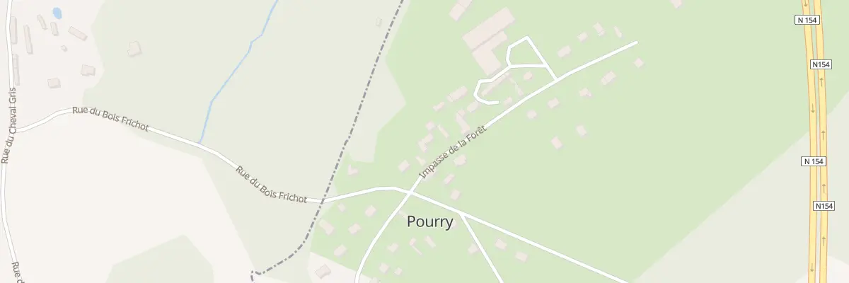 Plan du 1B Imp de la Forêt à Irreville
