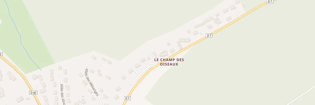 Plan du 391 Rte du Champ des Oiseaux à Saint-Aubin-Épinay