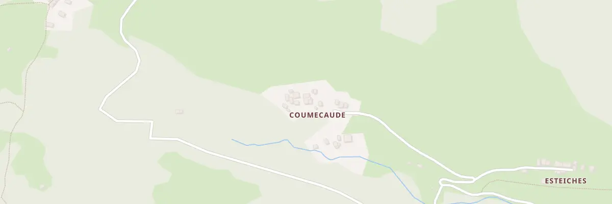 Plan du 454 Coumecaude à Seix
