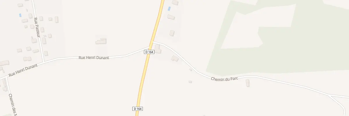 Plan de Che du Parc à Pinterville