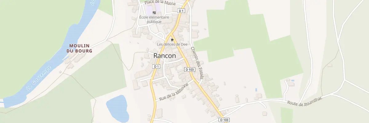 Plan du 10 Rue de la Croix Pierre à Rancon