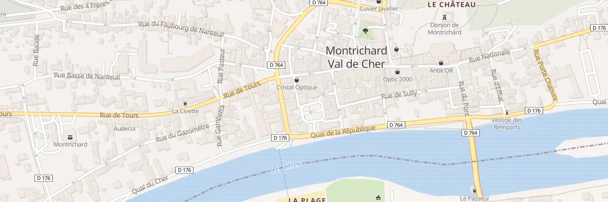 Plan du 12 Pl du Grand Marché à Montrichard Val de Cher