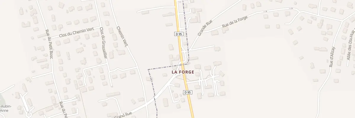 Plan du 404 Rue de Rouen à Ymare