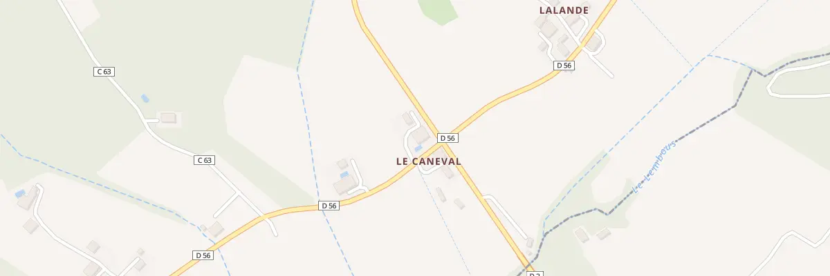 Plan du 3655 Rte de Lalande à Moissac