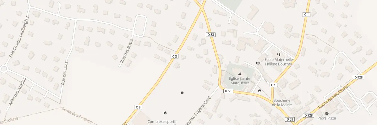 Plan du 1450 Rue de Cailly à Quincampoix