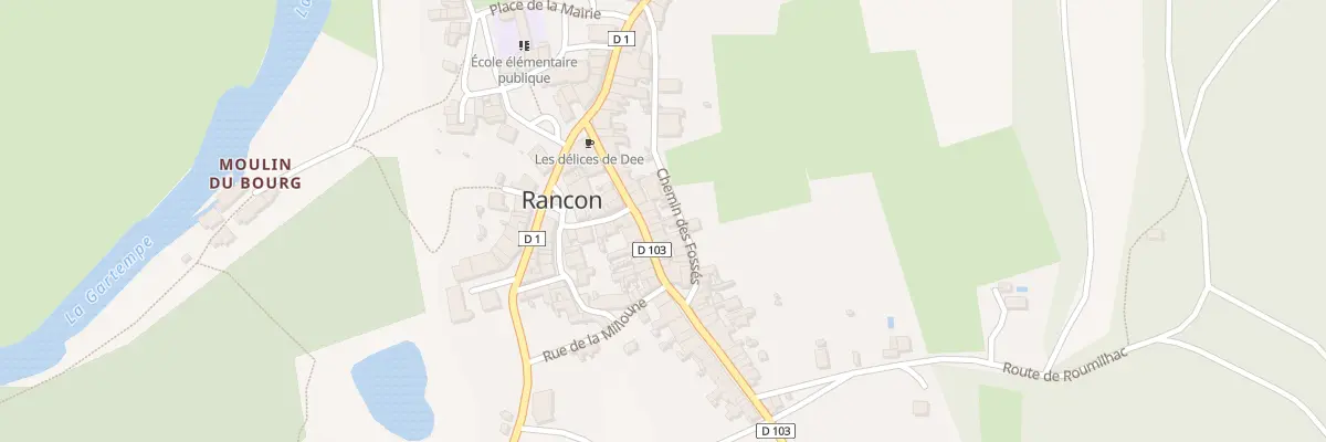 Plan du 15 Rue de la Croix Pierre à Rancon