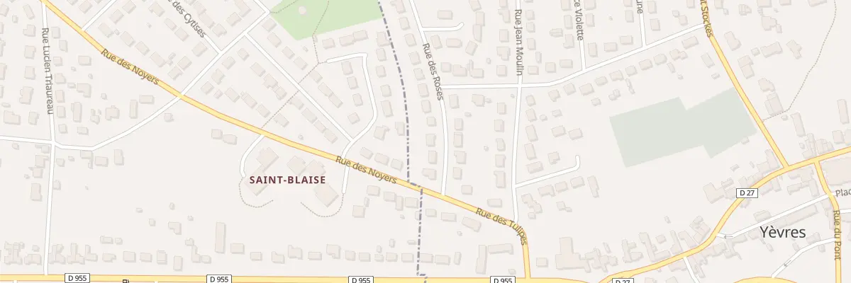 Plan du 6 Rue des Roses à Yèvres