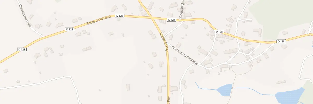 Plan du 6 Rte du Puy à Saint-Jouvent