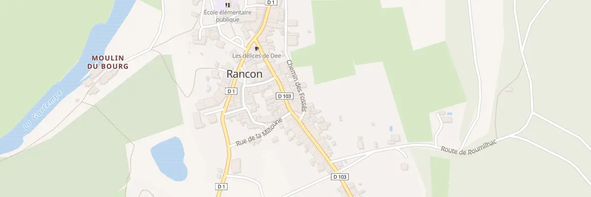 Plan du 23 Rue de la Croix Pierre à Rancon