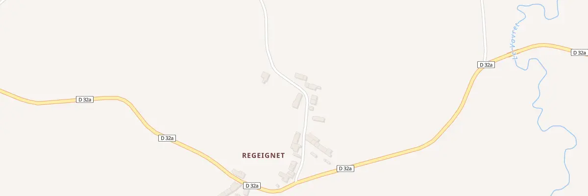 Plan du 9 Regeignet à Lignac
