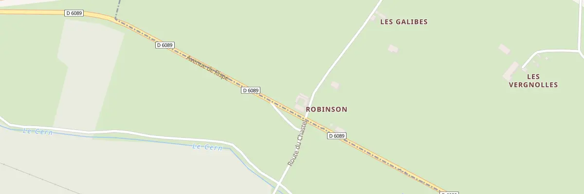 Plan du 1 Robinson à Peyrignac