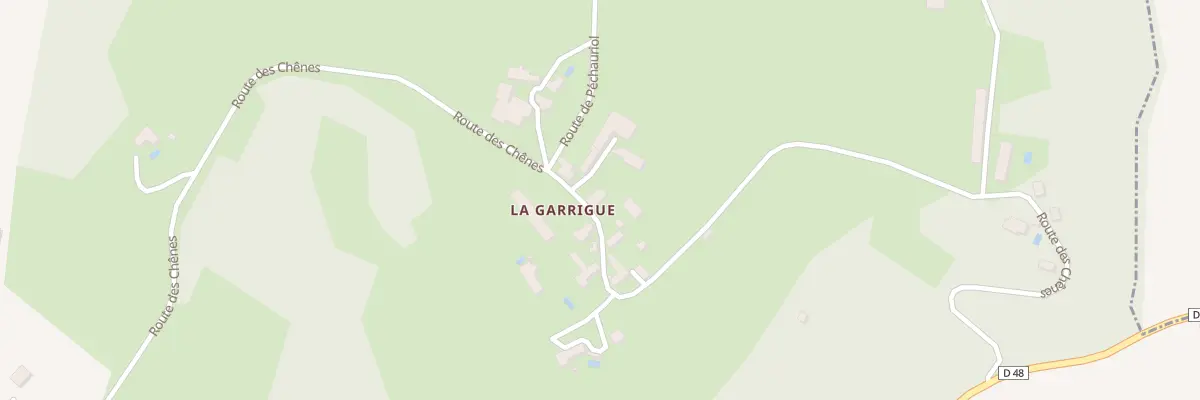 Plan du 762 Rte des Chênes à Tamniès