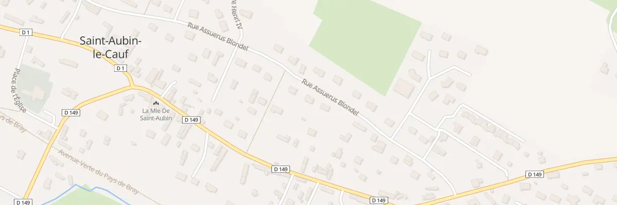 Plan du 388 Rue Assuerus Blondel à Saint-Aubin-le-Cauf