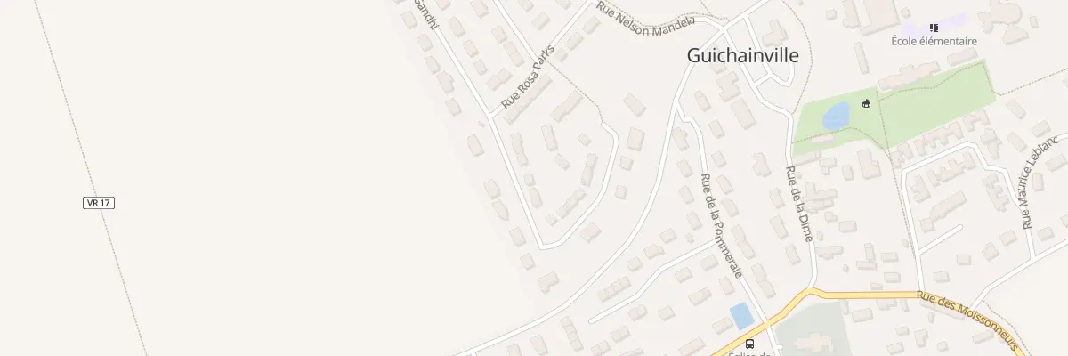 Plan du 21 Rue Mahatma Gandhi à Guichainville