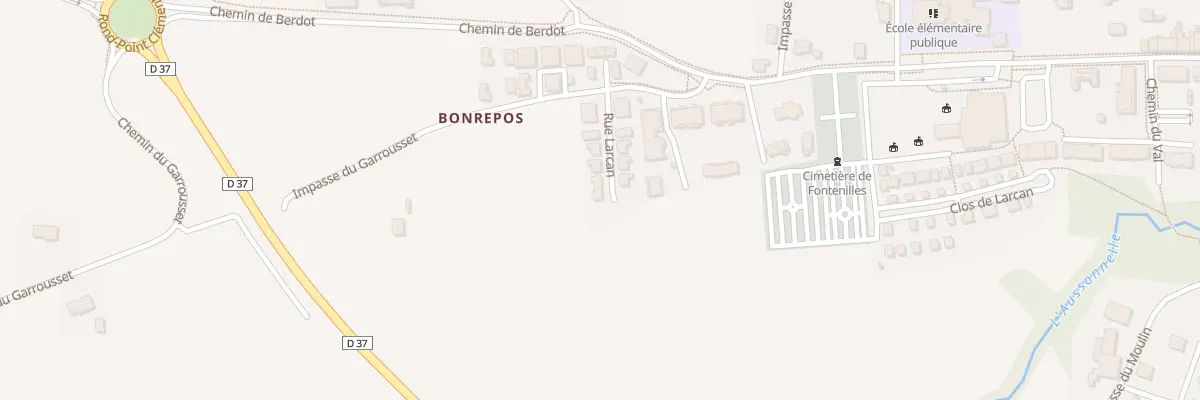 Plan du 16 Rue Larcan à Fontenilles