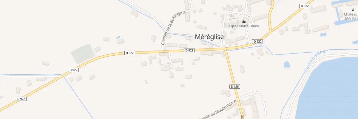 Plan du 18 Rue de la Pierre Levée à Méréglise