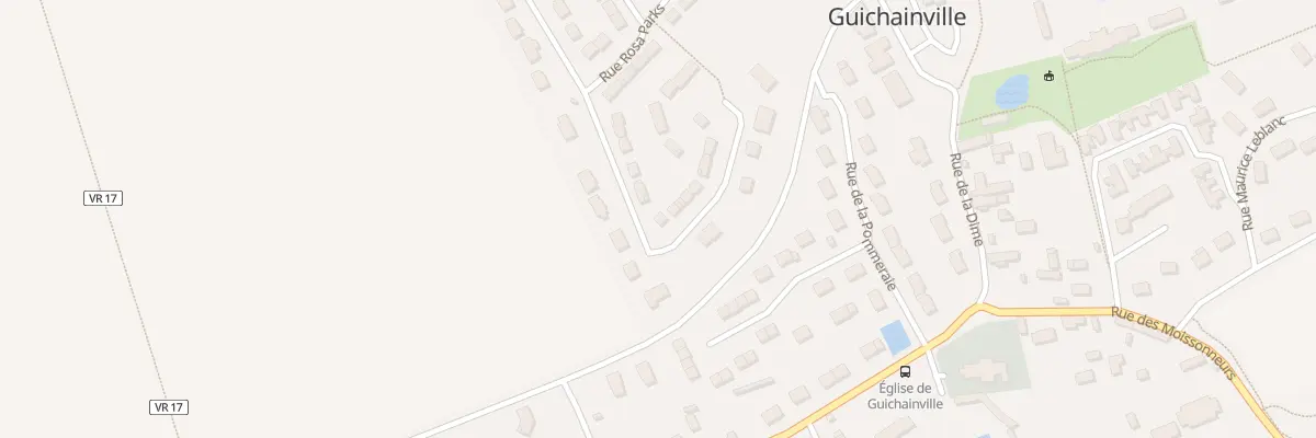 Plan du 25 Rue Mahatma Gandhi à Guichainville