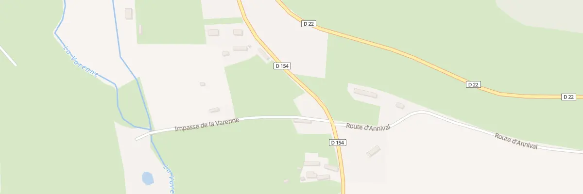 Plan du 4 Imp de la Varenne à Muchedent