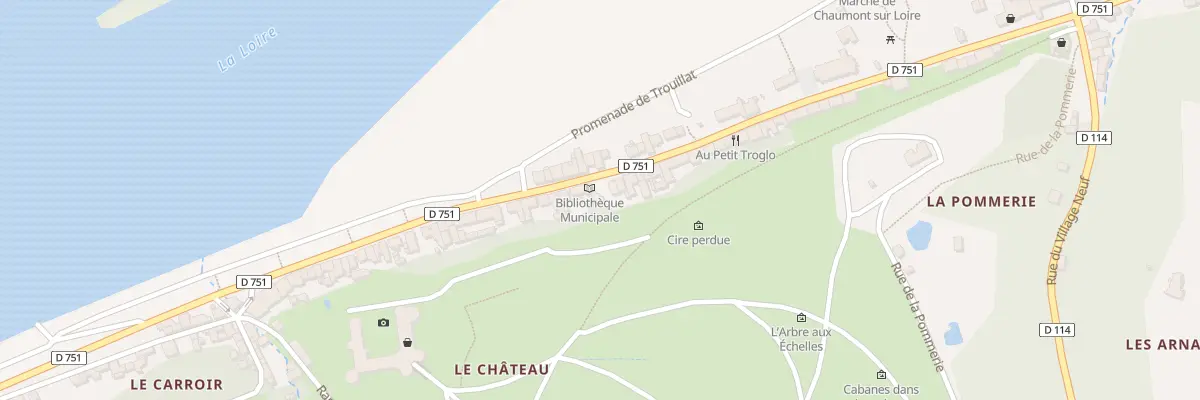 Plan du 63 Rue du Mal de Lattre Tassigny à Chaumont-sur-Loire