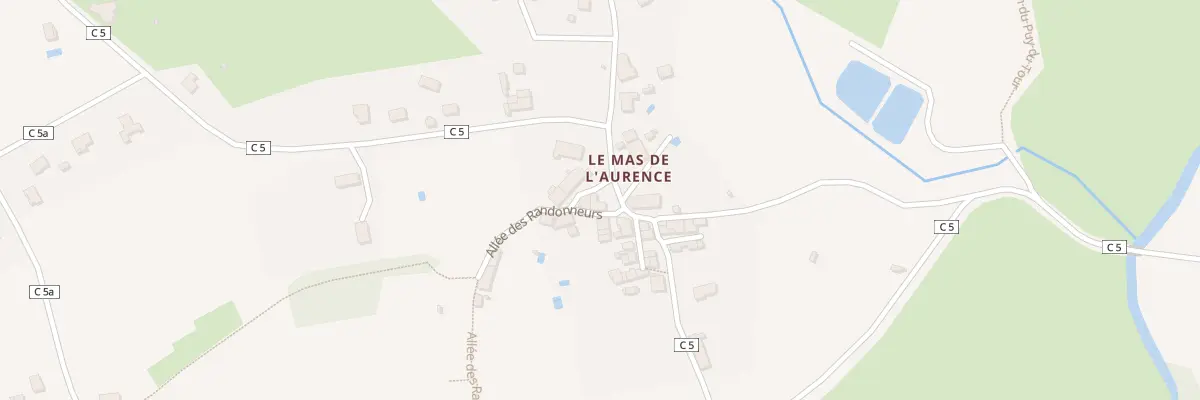 Plan du 215 Rte du Mas de l’Aurence à Isle