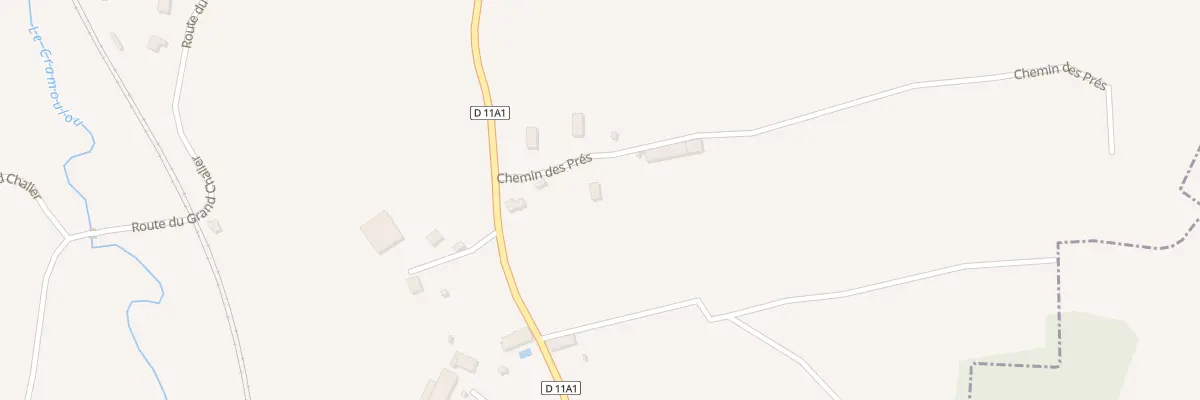 Plan du 70 Che des Prés à Burgnac